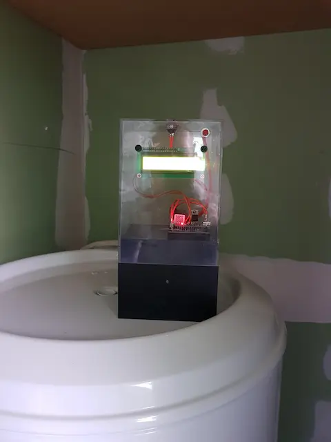 L'AquaTimer fini sur le chauffe-eau